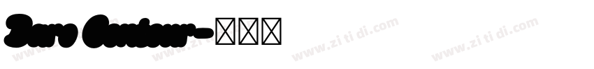 Baro Contour字体转换
